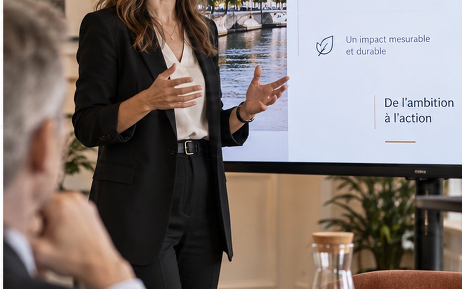 Présentation concise d’une idée professionnelle devant un comité