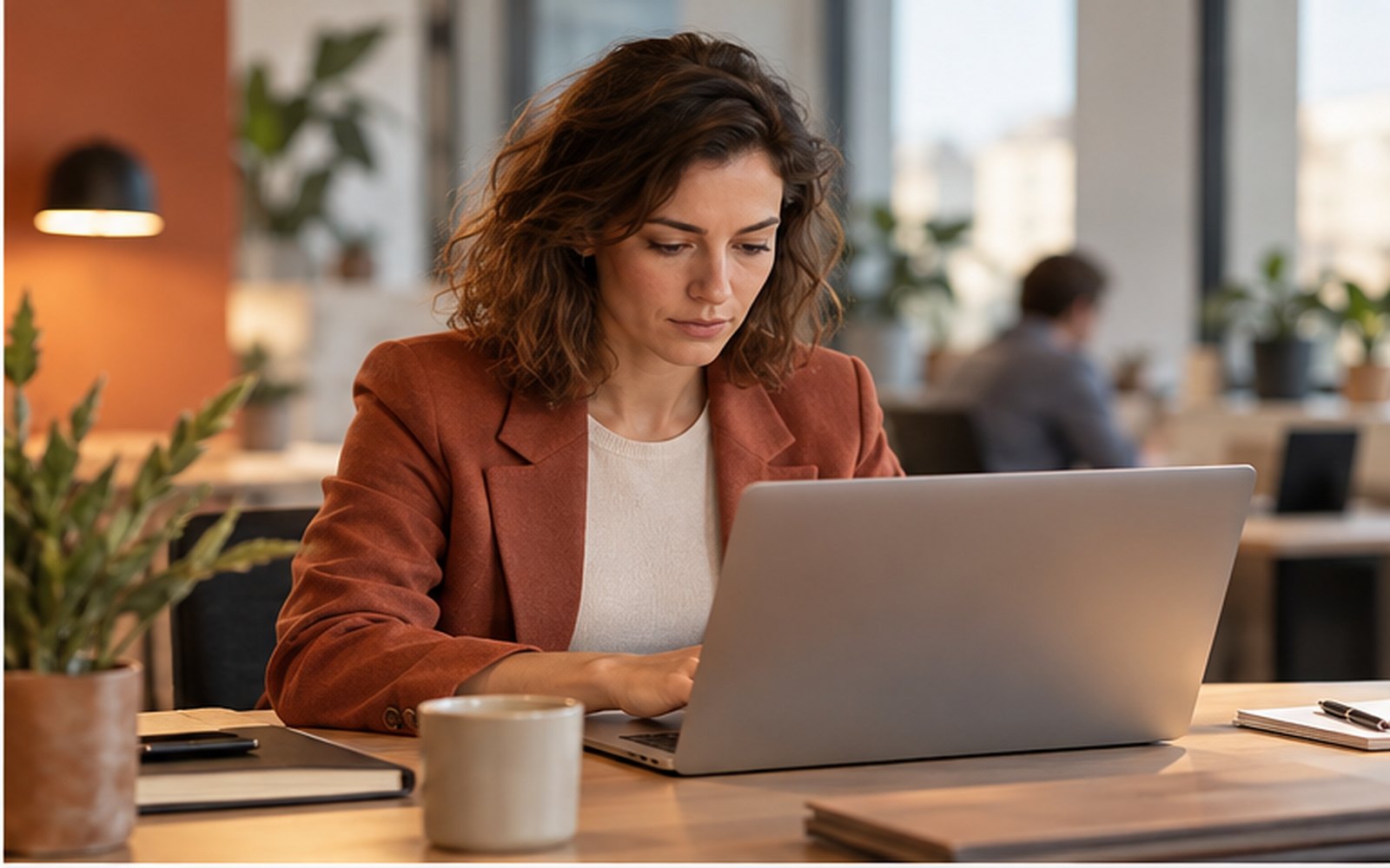 Salariée organisant les priorités et les demandes professionnelles