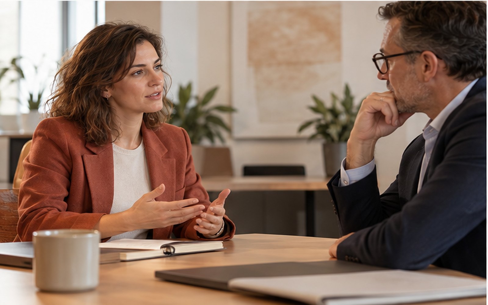 Échange entre une salariée et son manager sur la charge de travail